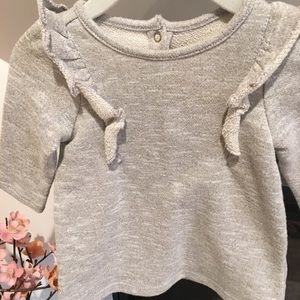 Glittery Grey Sweater Dress